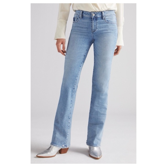 NWOT Anthropologie PAIGE MR Sloan Boot in Davia Distressed  Size 27 - Picture 2 of 13